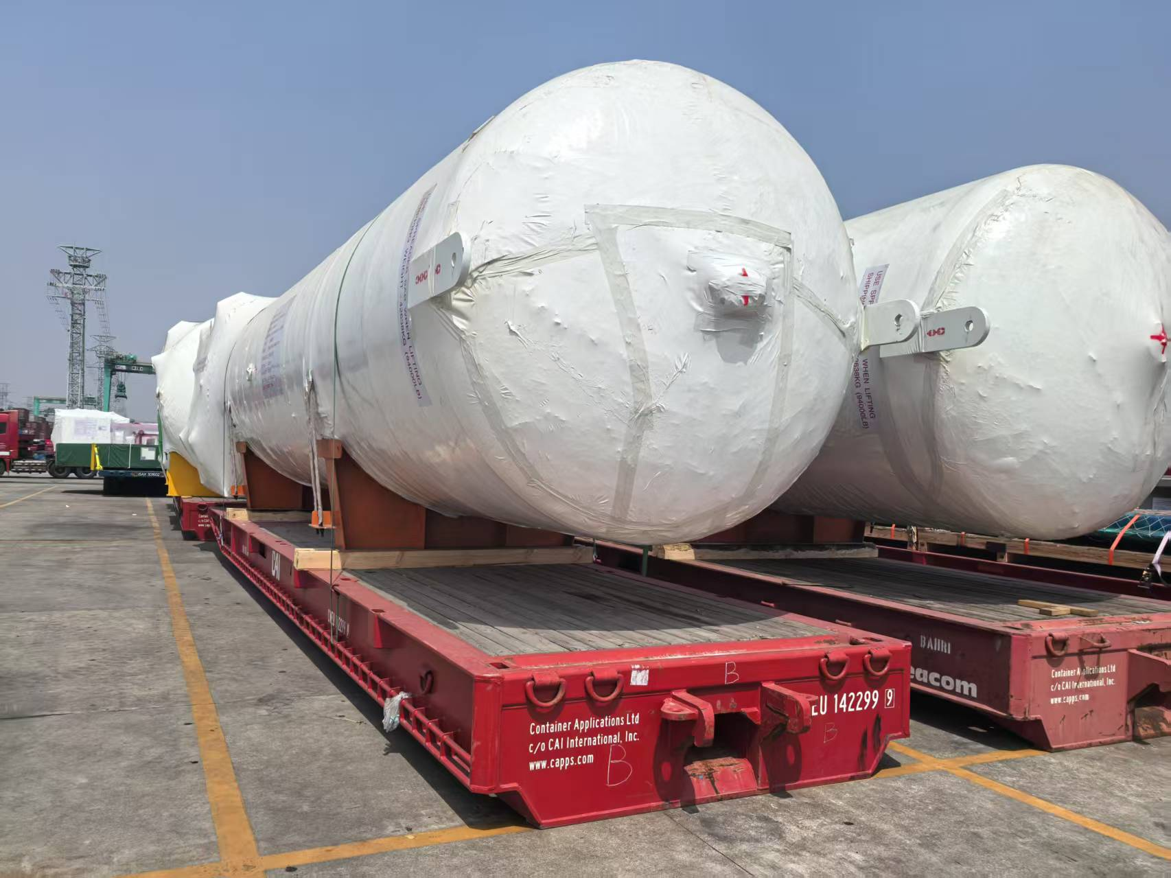 新沙码头滚装作业