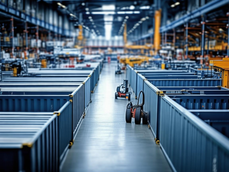 现代化物流仓库